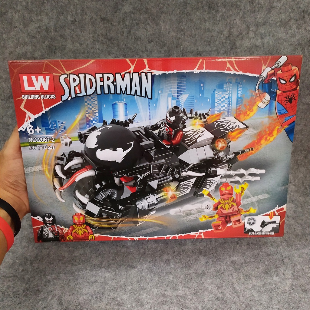 เลโก้-spiderman-lw-no-2067-ชุด-เวน่อม-และ-คาร์เนจ-2-แบบ-2-สไตล์-ราคาถูก-แยกขาย-ซื้อครบชุด-ถูกกว่า-พร้อมส่งทันที