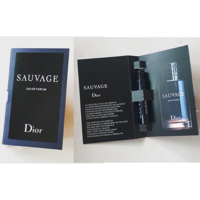 ภาพหน้าปกสินค้าDior Sauvage Eau de parfum ขนาดทดลอง 1 ml