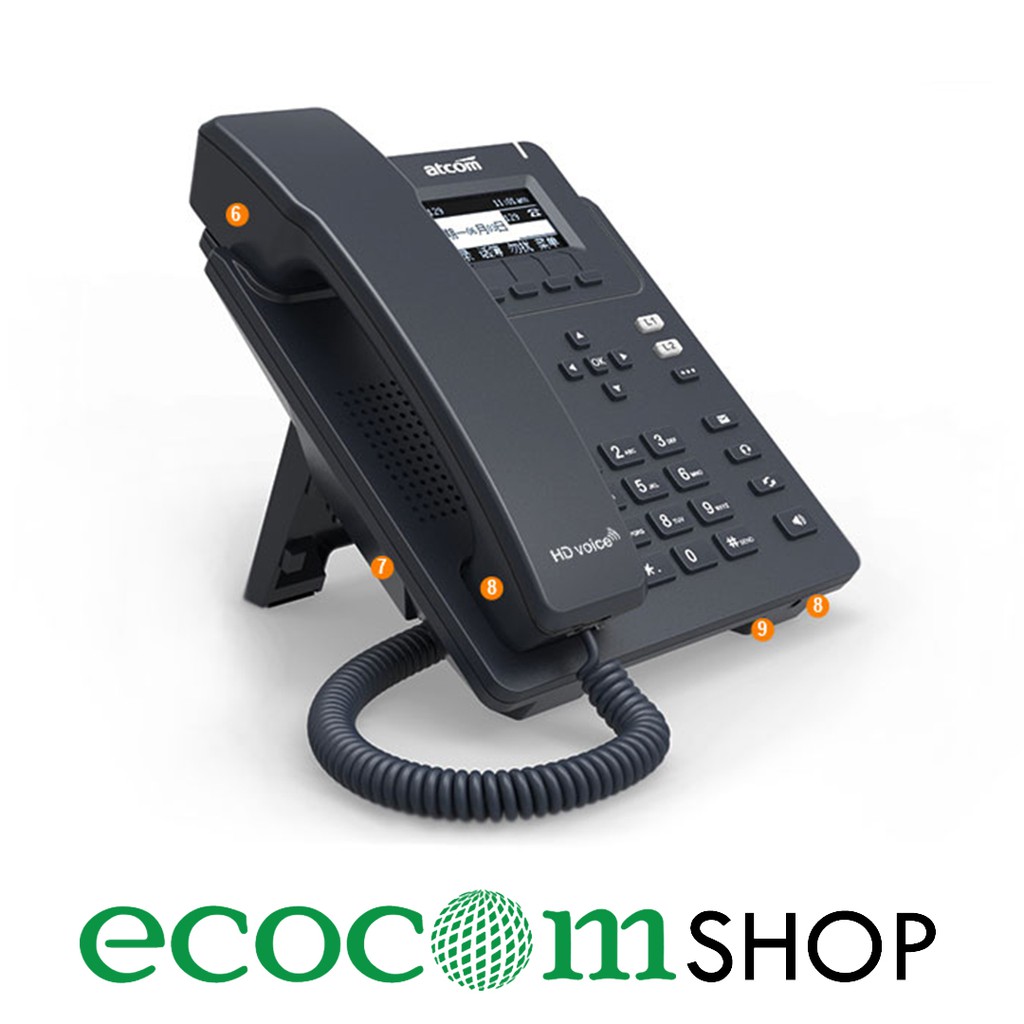 ip-phone-atcom-d21-poe-โทรศัพท์-ip-รองรับ-6-sip-account-2-port-lan-10-100-poe-ไม่มี-adaptor