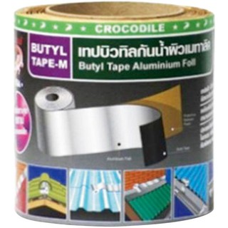 CROCODILE 0.1X3M BK BUTLY SEAL TAPE เทปกาวบิวทิว ตราจระเข้ 0.1X3 ม. สีดำ วัสดุประสานและอุดรอยรั่ว เคมีภัณฑ์ก่อสร้าง วัสด