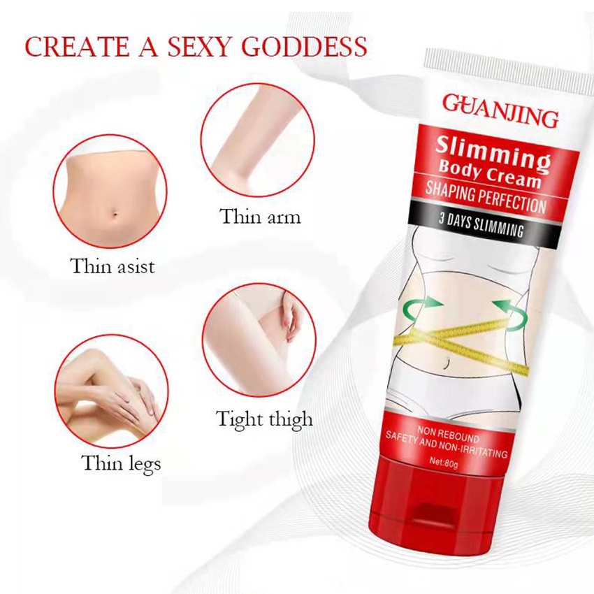 ส่งจากไทย-guanjing-ครีมกระชับสัดส่วนการเผาผลาญไขมันครีมให้ความชุ่มชื้น-slimming-body-creem-80g