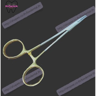 12/12.5cm Golden color handle Needle holder Surgical forceps