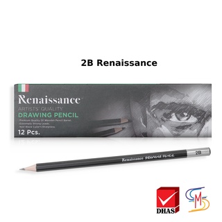 ภาพหน้าปกสินค้าRenaissance ดินสอ ดินสอวาดเขียน 2B จำนวน 1 แท่ง ที่เกี่ยวข้อง
