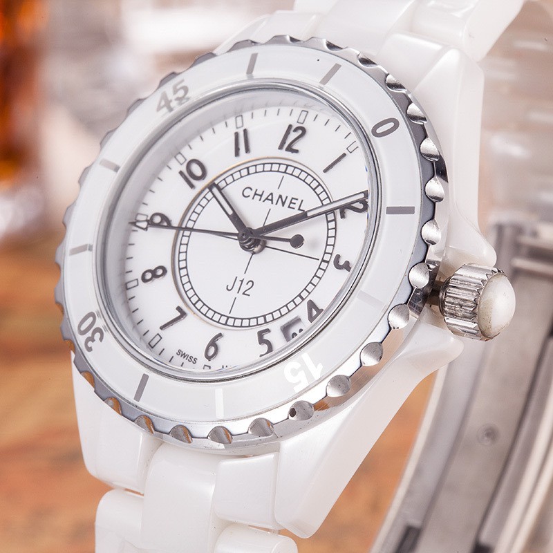 ภาพหน้าปกสินค้าCh.anel Watch J12 Series นาฬิกาข้อมือควอตซ์ พอร์ซเลน สีขาว นําเข้า 33 38 มม. สําหรับผู้ชาย ผู้หญิง จากร้าน mengmei0331.th บน Shopee