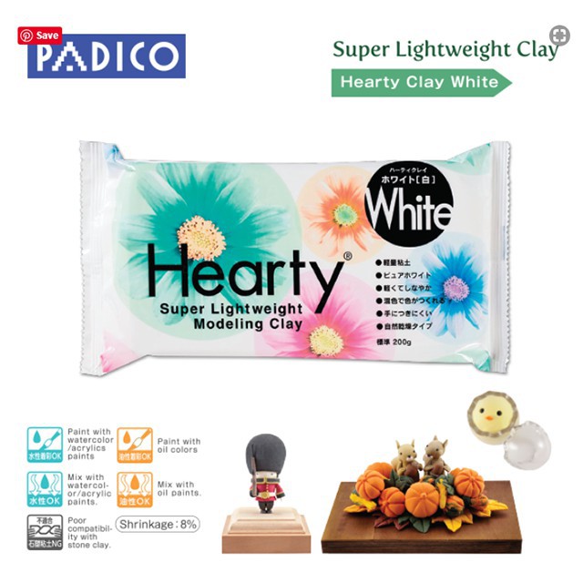 padico-ดินปั้น-hearty-white-200g-hearty-white-200g