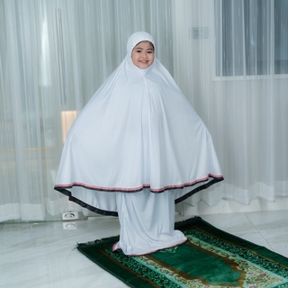 TA27 ตะละกงเด็ก ชุดละหมาดสำหรับเด็กมุสลิม ผ้ายืดไมโครเนื้อเรียบ ตะละกงแบบมีหน้า ตะละกงผ้ายืด ชุดละหมาดเด็ก
