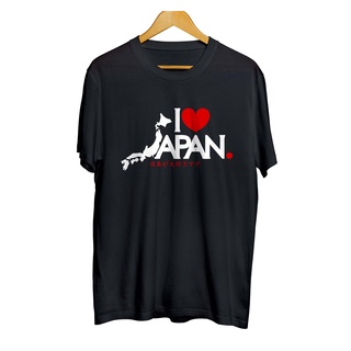เสื้อยืดใหม่ 2022เสื้อยืดผ้าฝ้าย 100% พิมพ์ลาย I LOVE JAPAN distro สไตล์ญี่ปุ่น ยุค 30sL XL  XXL 3XL