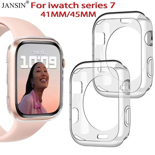 ภาพหน้าปกสินค้าเคส iwatch series 7 คส TPU เคสซิลิโคนนาฬิกา สำหรับ iwatch series 7 41มม 45มม นาฬิกาสมาร์ท ที่เกี่ยวข้อง