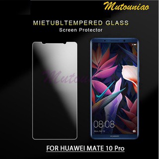 กระจกนิรภัยกันรอยหน้าจอ 2 ชิ้นสําหรับ Huawei Mate 10 Pro # 273