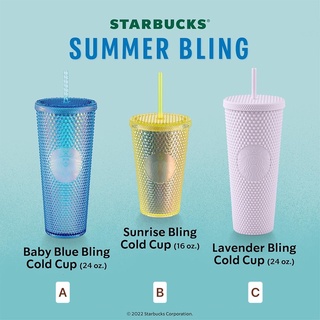 Starbucks Summer Bling  collection 2022 สตาร์บัคส์ คอลเลคชั่น แก้วหนามใหม่ 2022 ของแท้💯