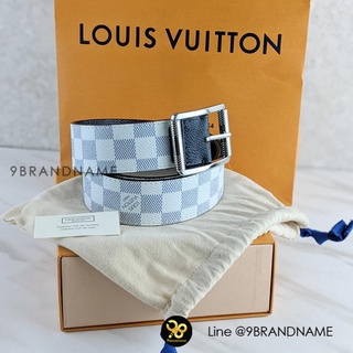 In Stock L​O​U​IS​ V​U​IT​T​O​N Belt M0040U ​ ​ปี2018 ใส่ได้2ด้านหัวเงิน SHW