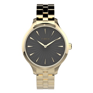 Timex TW2V06200 Peyton นาฬิกาข้อมือผู้หญิง สายสแตนเลส สีทอง