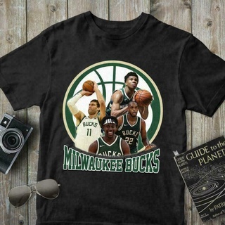 เสื้อยืด พิมพ์ลาย Milwaukee Bucks Giannis Antetokounmpo สไตล์วินเทจ สําหรับผู้ชาย