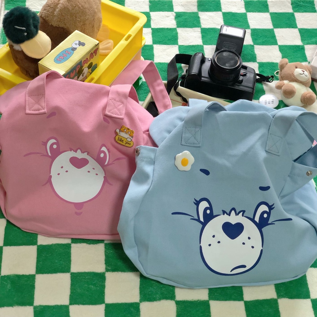 ภาพสินค้าSo Shop Bag กระเป๋าแคร์แบร์ กระเป๋าสะพายข้างน่ารัก กระเป๋าสะพายข้าง care bears bag จากร้าน rvwictwvzq บน Shopee ภาพที่ 8