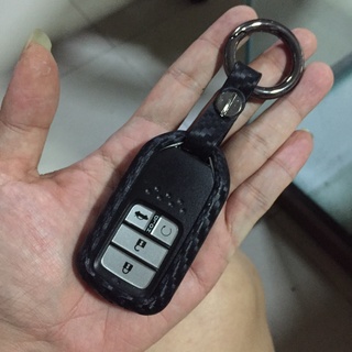 กรอบ-เคส ยาง ใส่กุญแจรีโมทรถยนต์ Honda Smart Key 2,3,4 ปุ่ม ลายเคฟล่า