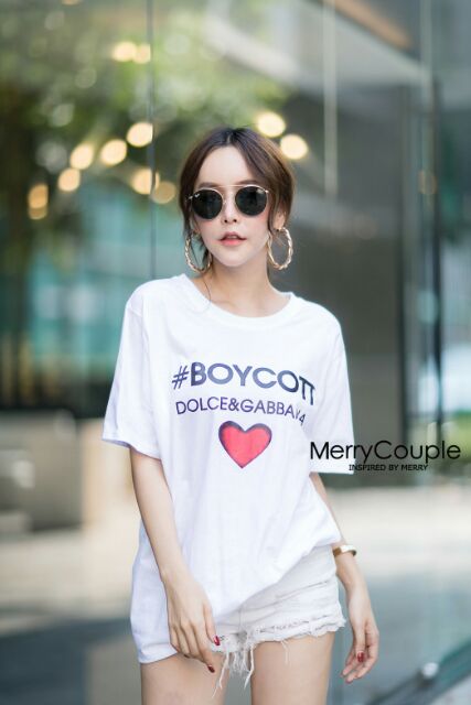 d-amp-g-boycott-tee-colour-ขาว-ดำ-size-freesize-อกได้ถึง-38-detail-มาล้าวววจ้า-สาวๆที่ถามหาเสื้อยืดที่ดาราชอบใส่-ต