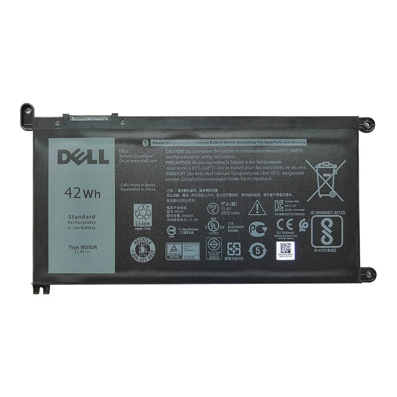 ภาพหน้าปกสินค้าแบตเตอรี่ โน๊ตบุ๊ค Battery Notebook Dell Inspiron 5567 7460 P47G Series Type : WDX0R / WDXOR. จากร้าน mahaprom_intercom บน Shopee