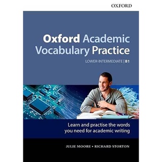 DKTODAY หนังสือ OXFORD ACADEMIC VOCAB PRACTICE LOWER INTER B1 W/KEY