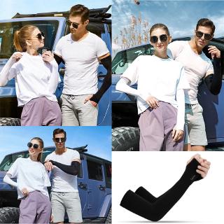 ภาพขนาดย่อของภาพหน้าปกสินค้าIce Silk Arm Sleeve Cooling Hand Sock UV Protect Arm Sleeve Half Finger Cuff Ice Sunscreen Sleeves Protection Long Glove จากร้าน its004.th บน Shopee