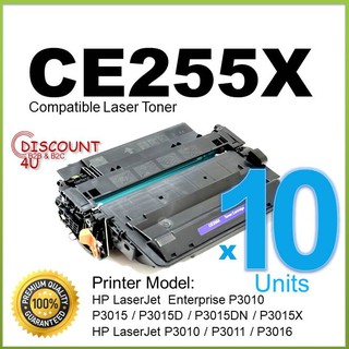 Discount4U ตลับหมึกเลเซอร์ Toner HP CE255X / CE255 / 255X / CE255 / 255 / 55X/55 For HP P3010/P3015/P3015d/P3015dn/P3015