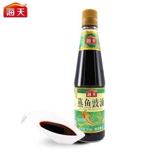 ซอสนึ่งปลา ขนาด （海天蒸鱼豉油）450ml เหมาะสำหรับนึ่งปลาหรือปรุงอาหารได้หลากหลายเมนู รสชาติหอมอร่อยกลมกล่อม