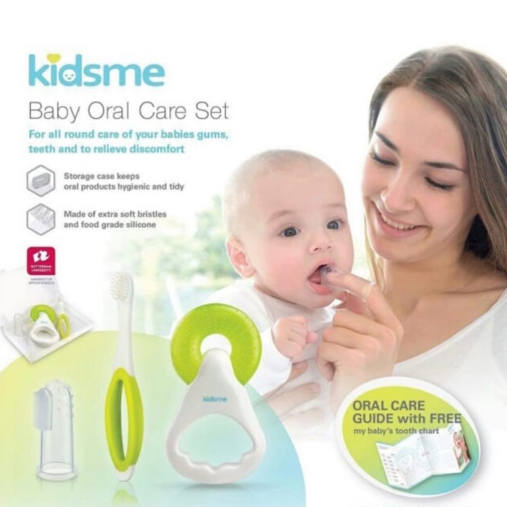 kidsme-baby-oral-care-set-ชุดอุปกรณ์ดูแลช่องปากเด็กเล็ก