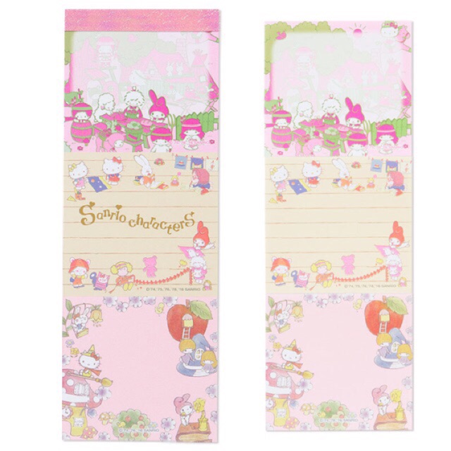 กระดาษโน๊ต-3ตอน-sanrio-characters-wrapping-paper