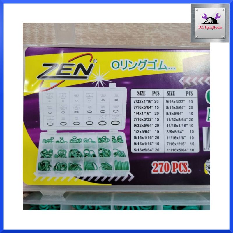zen-ชุดยางโอริงสีเขียว-270-ชิ้น-สินค้าพร้อมส่ง