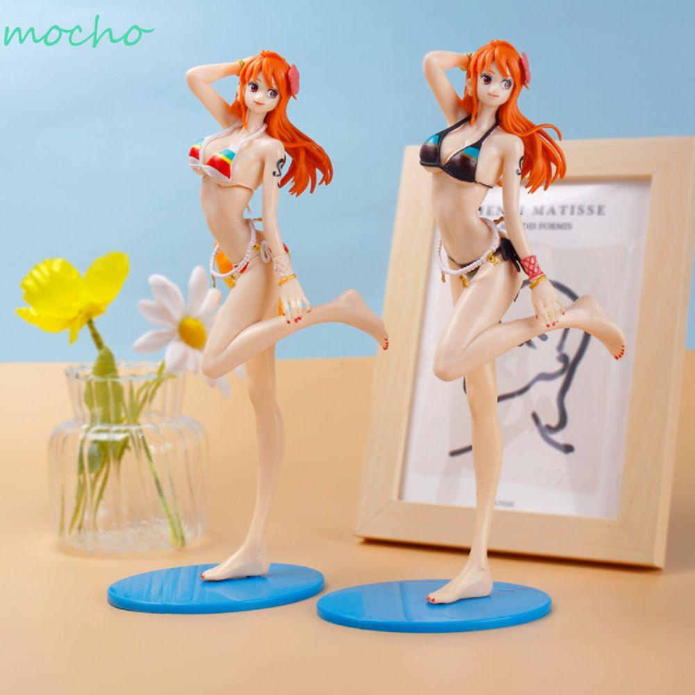 ภาพหน้าปกสินค้าMOCHO Christmas Gift Action Figure Birthday Gift Nami Swimsuit Figure Nami Figure Figures Toys PVC Figure Monkey D Luffy Model Toys Collectible Model Anime Nami/Multicolor