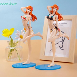 สินค้า MOCHO Christmas Gift Action Figure Birthday Gift Nami Swimsuit Figure Nami Figure Figures Toys PVC Figure Monkey D Luffy Model Toys Collectible Model Anime Nami/Multicolor