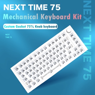 next Time 75/Nt75 82Keys ปะเก็นปะเก็น 3/5Pin ลูกบิดคีย์บอร์ด Diy สําหรับคีย์บอร์ดจังหวะ Rgb แบ็คไลท์ 75% ขนาดกะทัดรัด