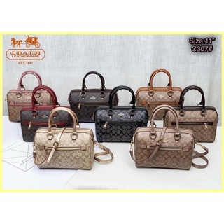 พร้อมส่ง กระเป๋าcoach กระเป๋าทรงหมอน coach ขนาด กระเป๋า11นิ้ว กระเป๋าถือ กระเป๋าสะพาย crossbody bag โค้ช คลอสบอดี้