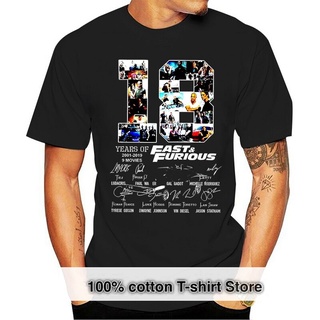 เสื้อยืดผ้าฝ้ายพรีเมี่ยม เสื้อยืด ผ้าฝ้าย พิมพ์ลาย Jamila 18 Years Of Fast And Furious 2001 2022 9 Films ของขวัญสุดเท่ ส