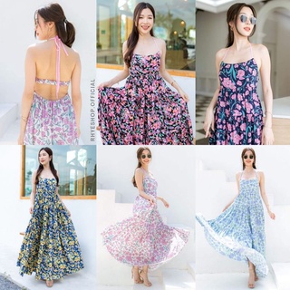 ภาพหน้าปกสินค้า9สี🌈Floral Maxidress🌺🍃งานเจ้าหญิงเลยนะคะ ตัวนี้คือเลิฟลี่มาก💕💖สาวอวบใส่ได้ ที่เกี่ยวข้อง