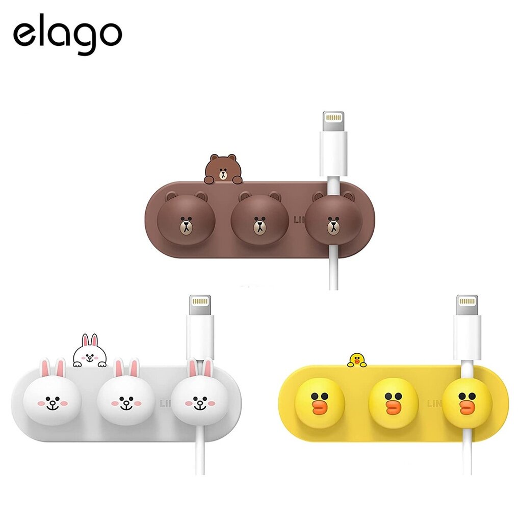 Elago Line Friends Collection Cable Management Buttons