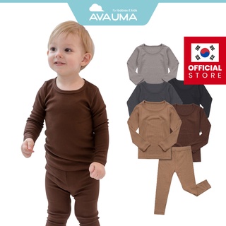 Avauma ชุดนอนผ้าฝ้าย แขนยาว 3M-7 Years 16 สี สําหรับเด็กวัยหัดเดิน