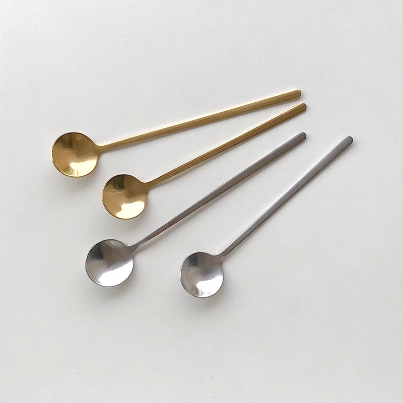 ช้อนทานขนม-ช้อนคนกาแฟ-ช้อนทานไอศกรีม-round-spoon-faryheyz
