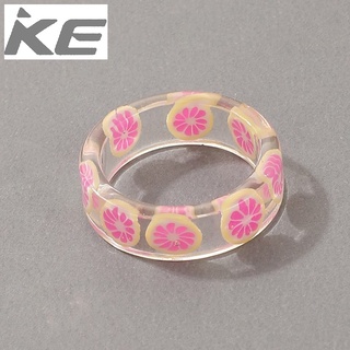 Korean version of resin fruit ring fruit patch ring acrylic DIY handmade jewelry accessories f