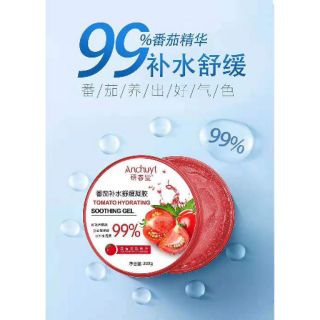 พร้อมส่ง โทเมโท สมูททิ่ง 300g กระปุกใหญ่ เจล Anchuyt Tomato Smoothing Gel 99% เจลมะเขือเทศ เจลทาผิว เจลเพิ่มความชุ่มชื้น