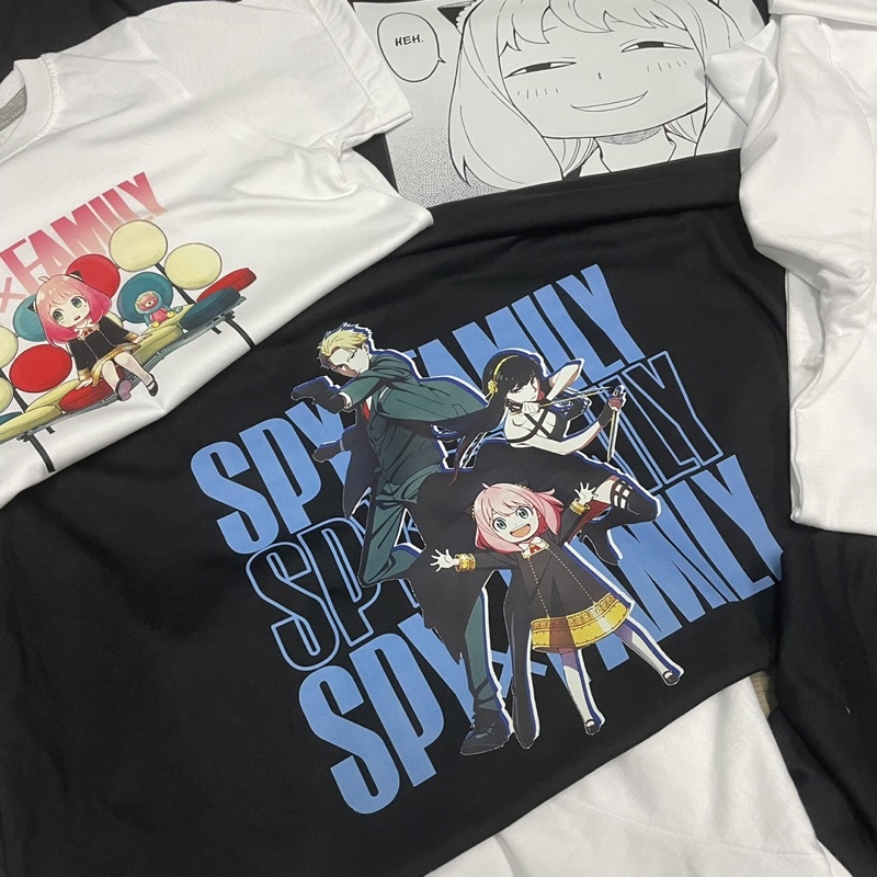 เสื้อยืด-spy-x-family-anime-เสื้อยืดแอนิเมะ-ผู้ใหญ่-และ-เด็ก