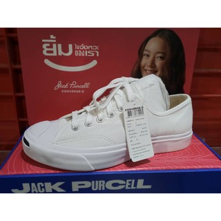 รองเท้าผ้าใบคอนเวิร์สแจ็ค converse Jack Purcell สีขาว สินค้าลิขสิทธิ์แท้ 100%