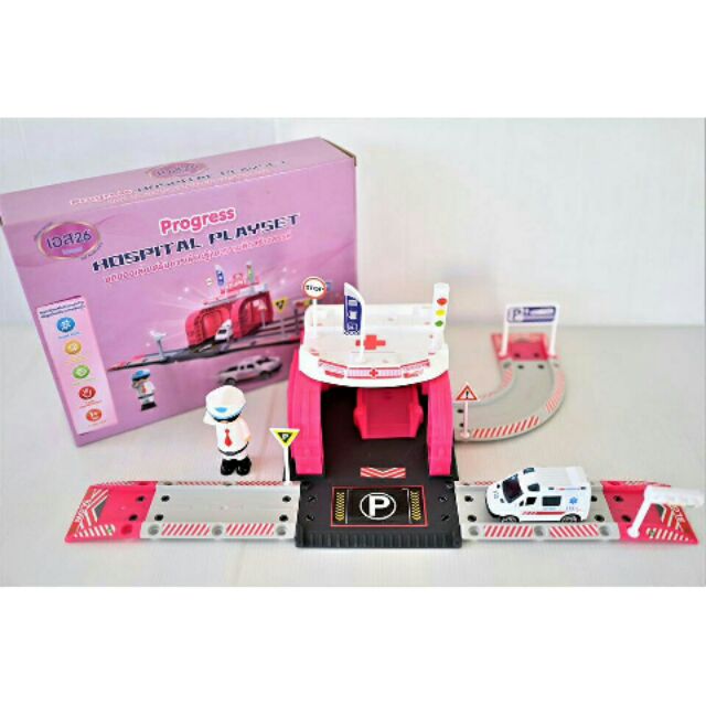 hospital-playset-ชุดลานจอด-โรงพยาบาล-s26