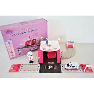 Hospital Playset ชุดลานจอด โรงพยาบาล S26