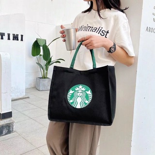 กระเป๋าสตาร์บัค ถุงผ้าสตาร์บัคขนาด starbucks