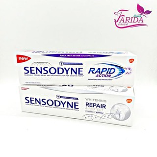 Sensodyne 100g.ยาสีฟัน เซ็นโซดายน์ มี 2 สูตร (Repair&amp;Protect / Rapid Action)