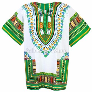 Dashiki African Shirt Cotton Hiphop เสื้อจังโก้ เสื้ออินเดีย เสื้อแอฟริกา เสื้อฮิปฮอป เสื้อโบฮีเมียน ad12wt2