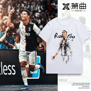 ขายดี!Juventus Ronaldo Cristiano Ronaldo cr7 Dybala Piero Football เสื้อยืดแขนสั้นสำหรับเด็กชายและเด็กหญิงS-5XL