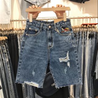 JH1780#ยีนส์ขา3ส่วน มีS-XL#jeans house
