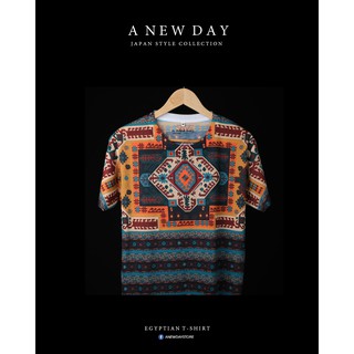 A NEW DAY 159 เสื้อสกรีนเต็มตัว ลาย TRIBALE Camping