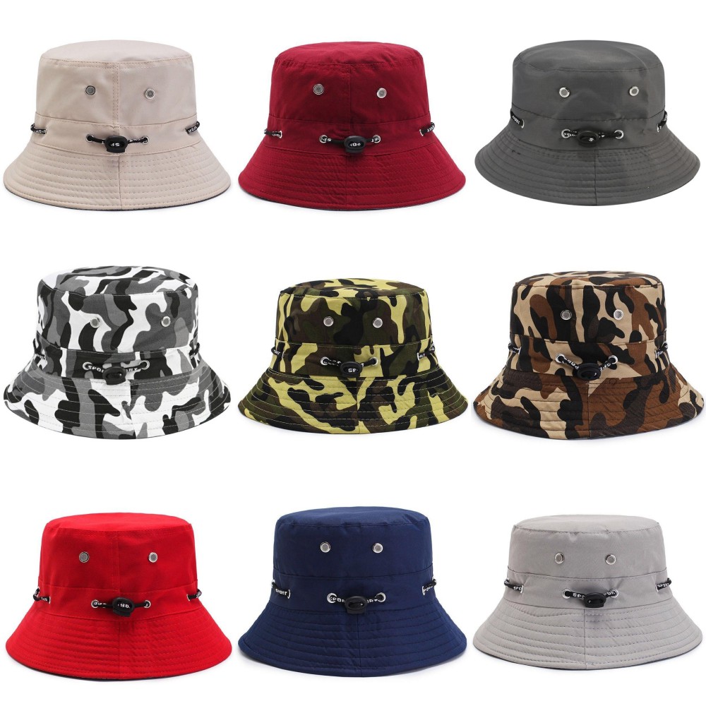 รูปภาพสินค้าแรกของหมวกบักเก็ต หมวกบักเก็ต หมวก Bucket Hat หมวกสีพื้น หมวกแฟชั่น
